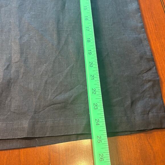 Tweeds Black Linen Top Size Medium - Picture 5 of 5